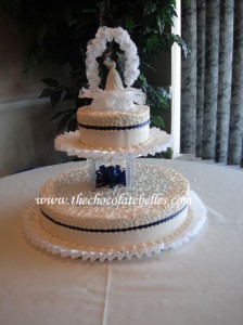 Simply Elegant Wedding Cake