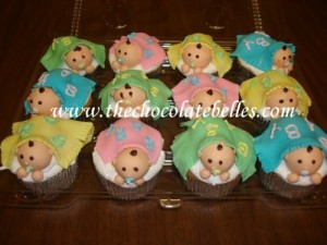 Adorable Baby Face Cupcakes