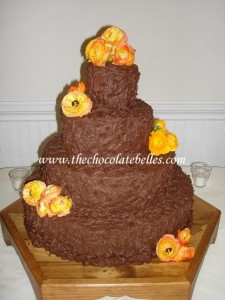 Just Chocolate Wedding Cake
