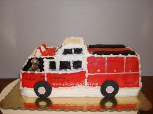 Jackson Twsp. Fire Truck Grooms Cake