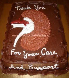 Kidney Thank You Cake
