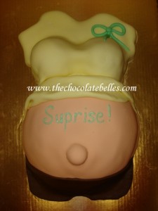 Baby Shower Outie Belly Cake