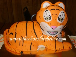 Cute Tiger Birthday Cake