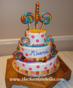 sweet 16 candy birthday cake
