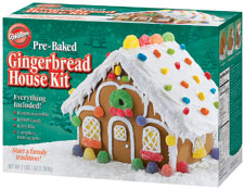 Pre-Baked Gingerbread House Kit