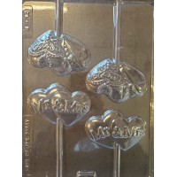 Mr. and Mrs. Tux and Dress Lollipop Mold