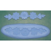 4.5 inch. String Of Flowers Lace Maker Mold