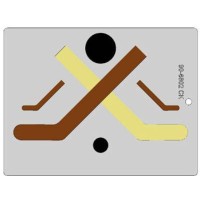 Assorted Hockey Sticks and Pucks Mold