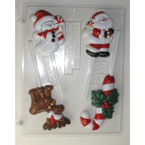 Assorted Christmas Lollipops