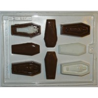 Coffin With Mummy Chocolate Mold
