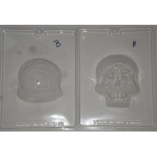 3-D Day Of The Dead Skull Chocolate Mold