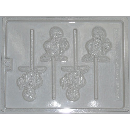 Ghost Hard Candy Sucker Mold