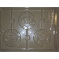 Happy Father's Day Lollipop Mold