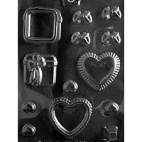 Heart and Present Pour Box Mold