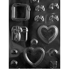 Heart and Present Pour Box Mold