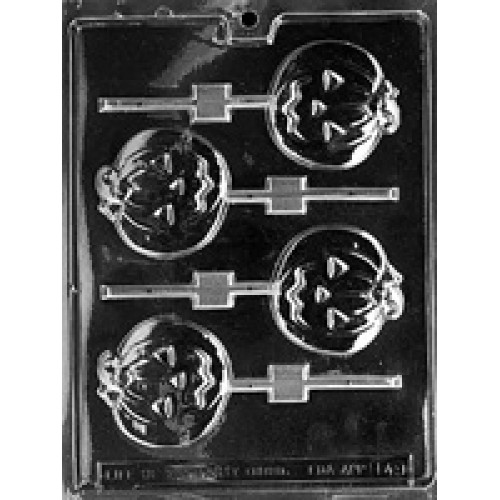 Jack O' Lantern Sucker Hard Candy Mold