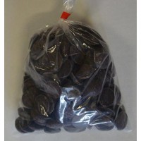 Merckens® Dark Compound Chocolate Wafers - 6 lb