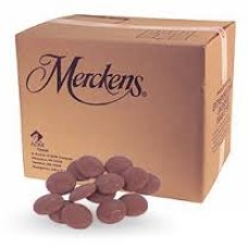 Merckens® Merckens Milk Compound Chocolate Wafers - 50lb case