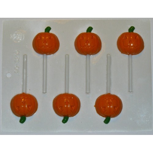 Jack O' Lantern Sucker Hard Candy Mold