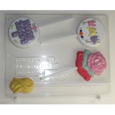 Mother's Day Assorted Lollipops Chocolate Candy Mold