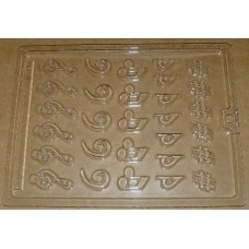 Music Symbols/Notes Candy Mold