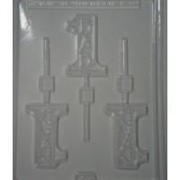 Number 1 Dad Chocolate Lollipop Candy Mold