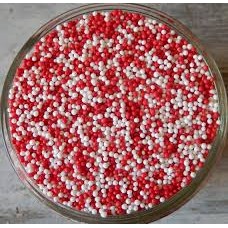 Red and White Nonpareils