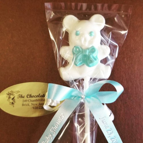 Teddy Bear Lollipop Chocolate Candy Mold Baby Shower 684 