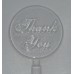 Thank You Lollipop Mold For Chocolate
