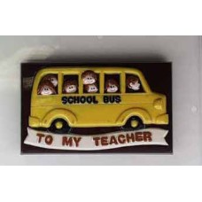To My Teacher School Bus Chocolate Bar